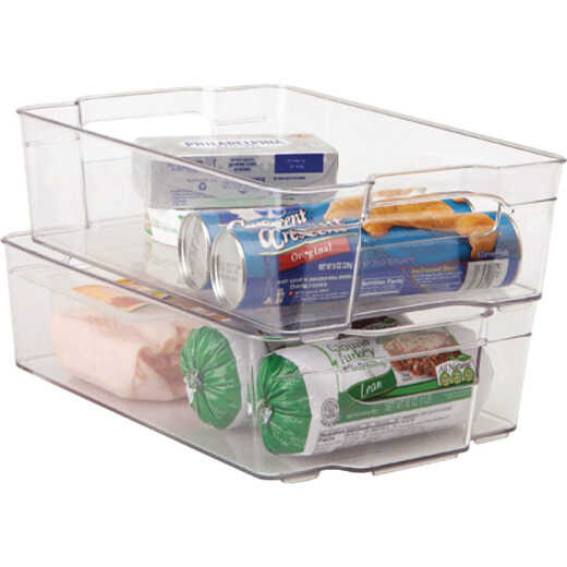Dial 8.5 In. x 3.75 In. x 14.5 In. Stacking Refrigerator Organizer
